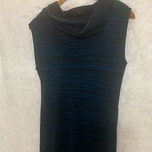 Candies Sweater Dress Women/Juniors Size L Sleeveless Cowl Neck 1052